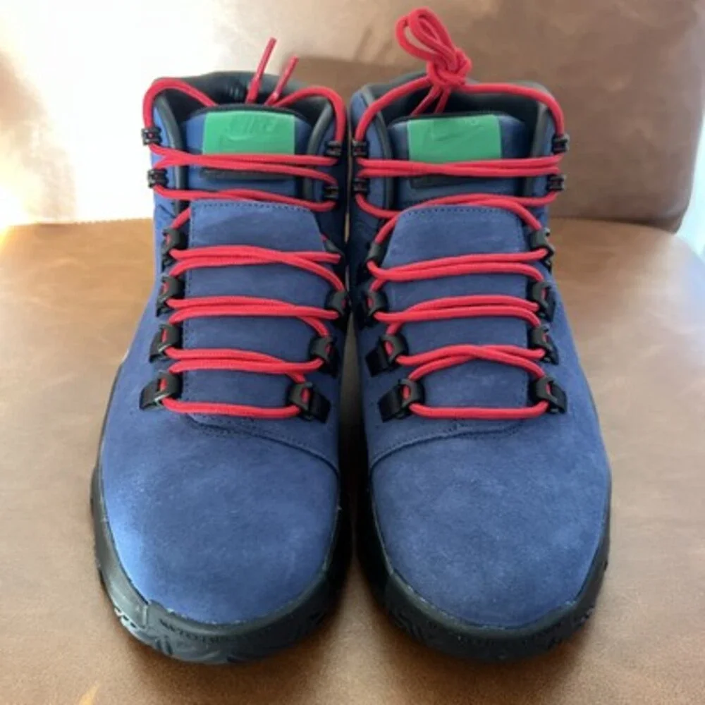 Nike Cygnal Waterproof Boots Navy Blue Black FV4332-401 Men's Size 8.5 NWOB
